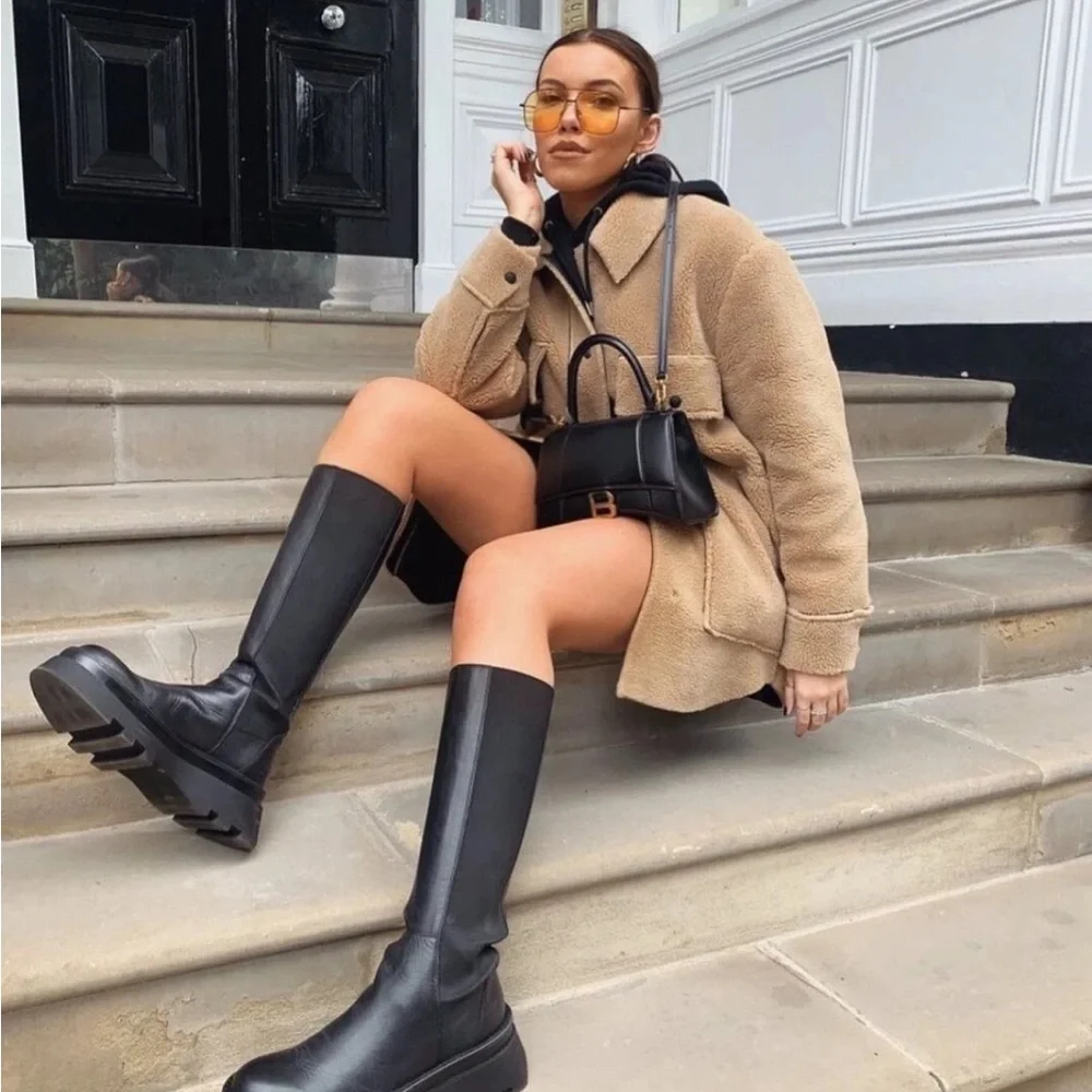 NEW Zara Teddy Shacket
